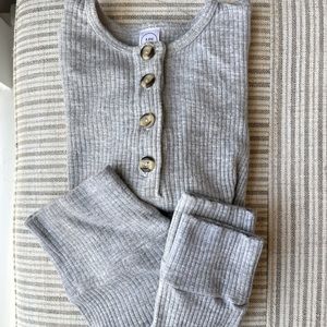 Lou Lou & Company Ribbed PJ Top & Bottom